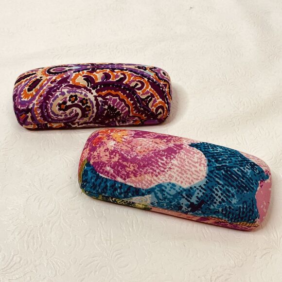 2 Vera Bradley Hard Clamshell Glasses Cases - Picture 1 of 11
